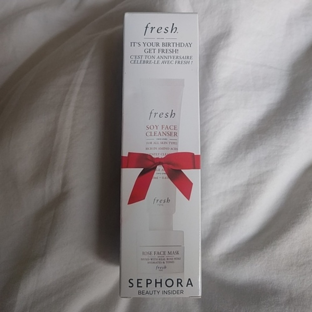 Fresh Soy Face Cleanser and Rose Face Mask